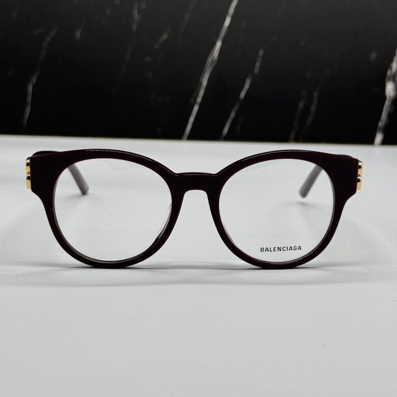 NEW BALENCIAGA BB0173O 003 VIOLET WOMEN EYEGLASSES BALENCIAGA - Picture 3 of 10